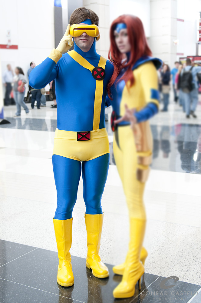 X-Men Cyclops Spandex Cosplay Superhero Costume